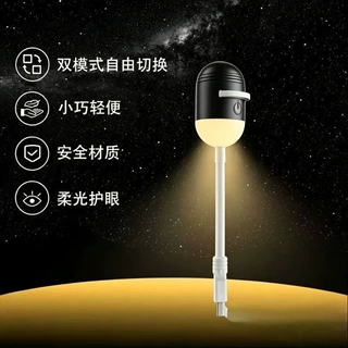 黑色灯体星空灯LED小夜灯网红爆款星空氛围灯usb星际宇航员投影灯