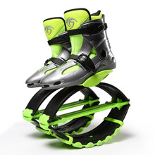 厂家直供应成人运动健身太空弹簧鞋户内外青少年儿童弹力鞋弹跳鞋