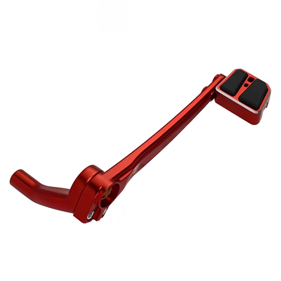 and Passenger Footrest Brake Lever — Motorcycle pedals - red-brake-lever