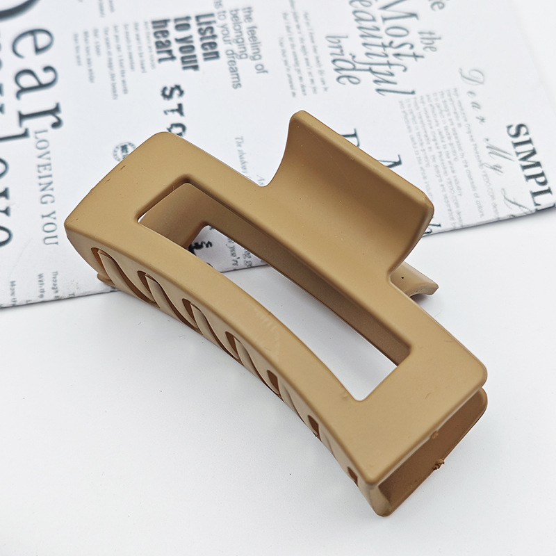 Horquilla grande de todo fósforo, clip de agarre esmerilado, accesorio para el cabello simple todo en uno, placa para el cabello, tocado de alta calidad, horquilla, clip de tiburón al por mayor