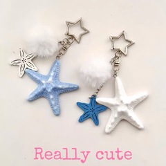 ZHEN CUTE | Y2K オリジナル自家製ヒトデ毛玉ネックレス多目的ペンダントホリデービーチ甘くてクールなホットガールニッチトレンド