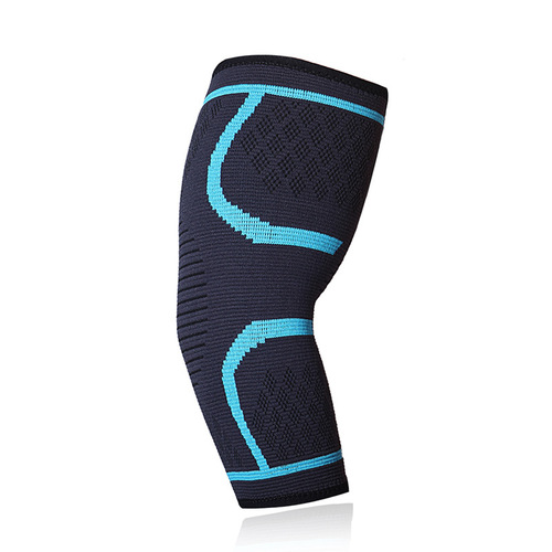 Sports elbow pads for men and women, extended sweat-wicking four-way elastic knitted nylon elbow pads, basketball breathable and warm sports protective gear