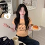 美式显瘦夏季圆领t恤