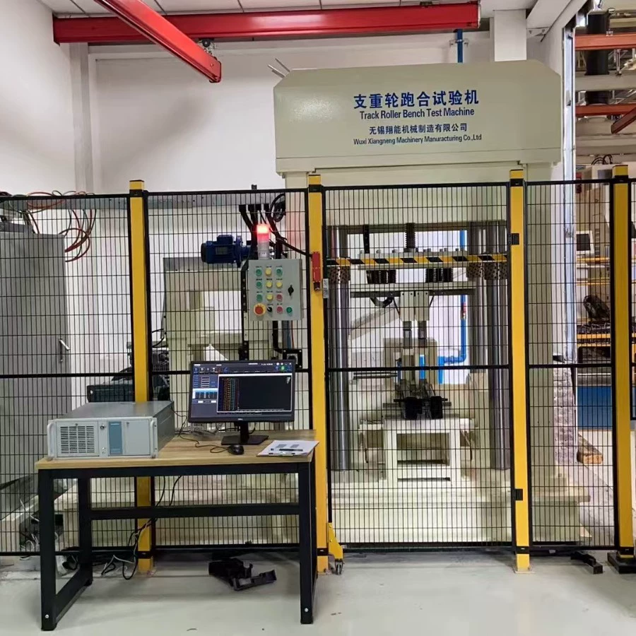 Оборудование в основном используется для динамических, надёжных и долговечных испытаний опорных роликов и звёздочек.