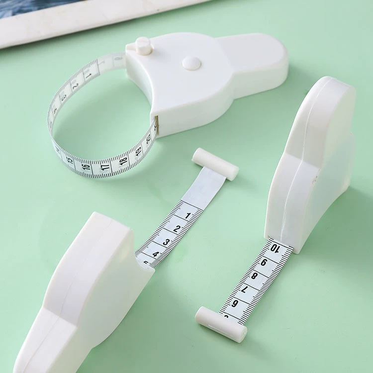 Professional tricycle -type automatic roller automatic telescopic torch type measuring leather ruler measured waist circumference tool ruler