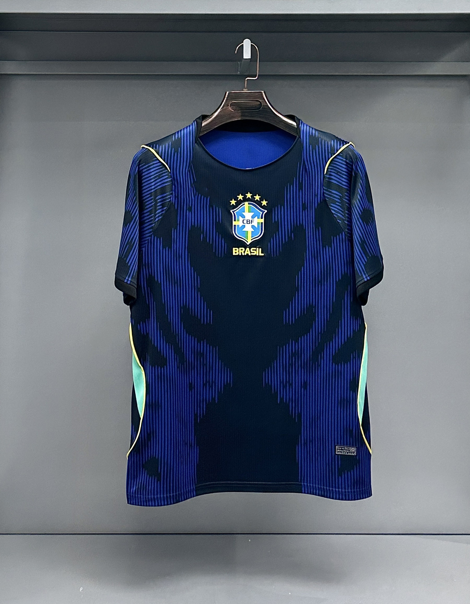2627 nueva camiseta de fútbol de la Copa del Mundo Francia España edición de fans del equipo nacional brasileño gran cantidad de manga corta al por mayor