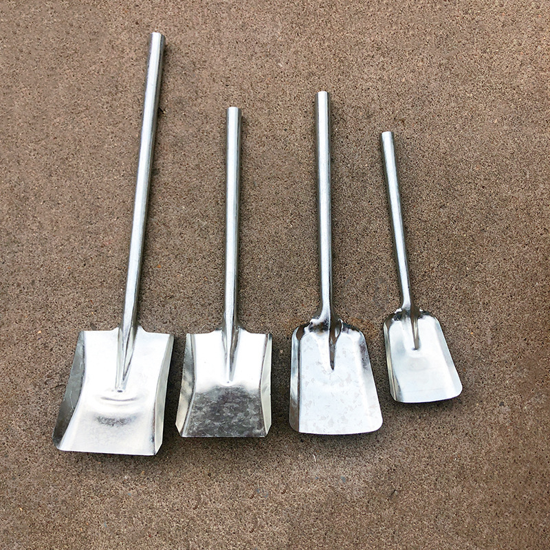 農業用工具石炭シャベル白鉄シャベル全体角頭小鉄シャベル亜鉛メッキ炭素シャベル小鉄シャベル一体石炭シャベル|undefined