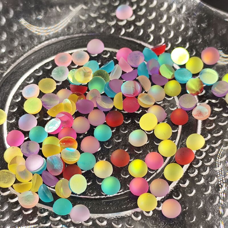 Nail Art Accessories Mermaid Beads Aurora Frosted Texture Matte Cat Eye Colorful Round Flat-Back Rhinestones Nail Decorations Bubble Nail Art Accessories Mermaid Beads Aurora Frosted Texture Matte Cat Eye Colorful Round Flat-Back Rhinestones Nail Decorations Bubble