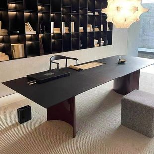 Nordic Tea Table Balcony Tea Table Light Luxury Solid Wood Dining Table Simple Negotiation Work Table Desk Rectangular Desk