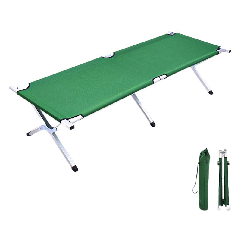 Cama Plegable de Aluminio para Camping, Ultra Ancha, Ligera, Táctica, Exterior