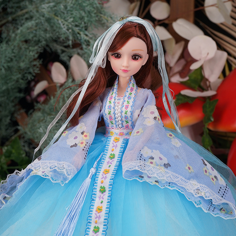 Ancient costume doll big wedding dress simulation doll cute girl children's toys wholesale night market scenic spot hot sale