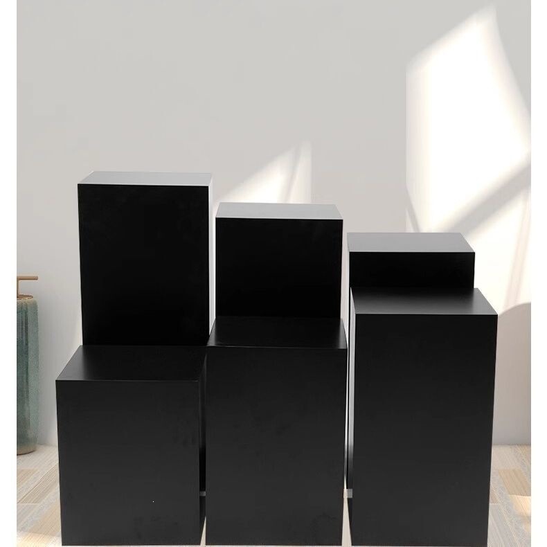 Wooden mannequin base display stand, foot pedal platform, live broadcast platform, rectangular clothing store window display stand Wooden mannequin base display stand, foot pedal platform, live broadcast platform, rectangular clothing store window display stand