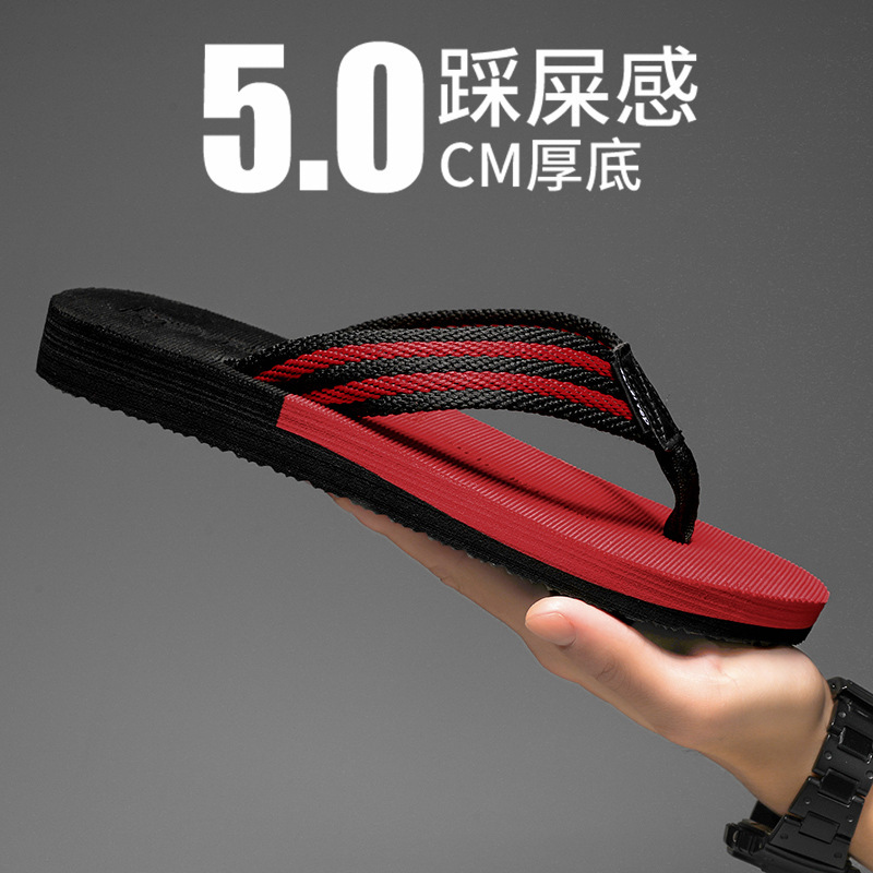 Zapatillas vietnamitas para hombres de verano antideslizantes antideslizantes desgaste zapatillas de sandallas de playa suaves deportivas al aire libre