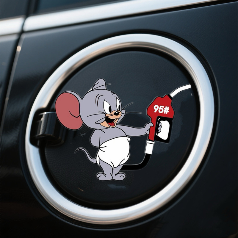 Car Charging Port Fuel Tank Cap Oil Number Reminder Car Sticker Personalized Creative Cute Mouse Add 92 Add 95 Gas Cap Sticker Car Charging Port Fuel Tank Cap Oil Number Reminder Car Sticker Personalized Creative Cute Mouse Add 92 Add 95 Gas Cap Sticker