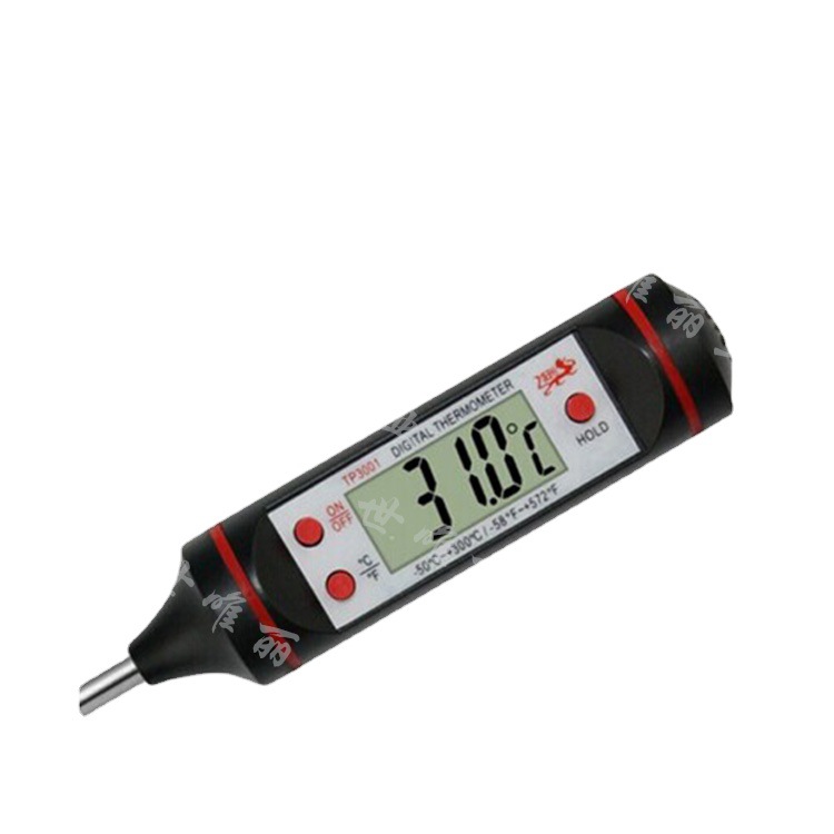 外贸热销批发BBQ笔式电子食品温度计 水温计 圆筒三键温度计WT-1