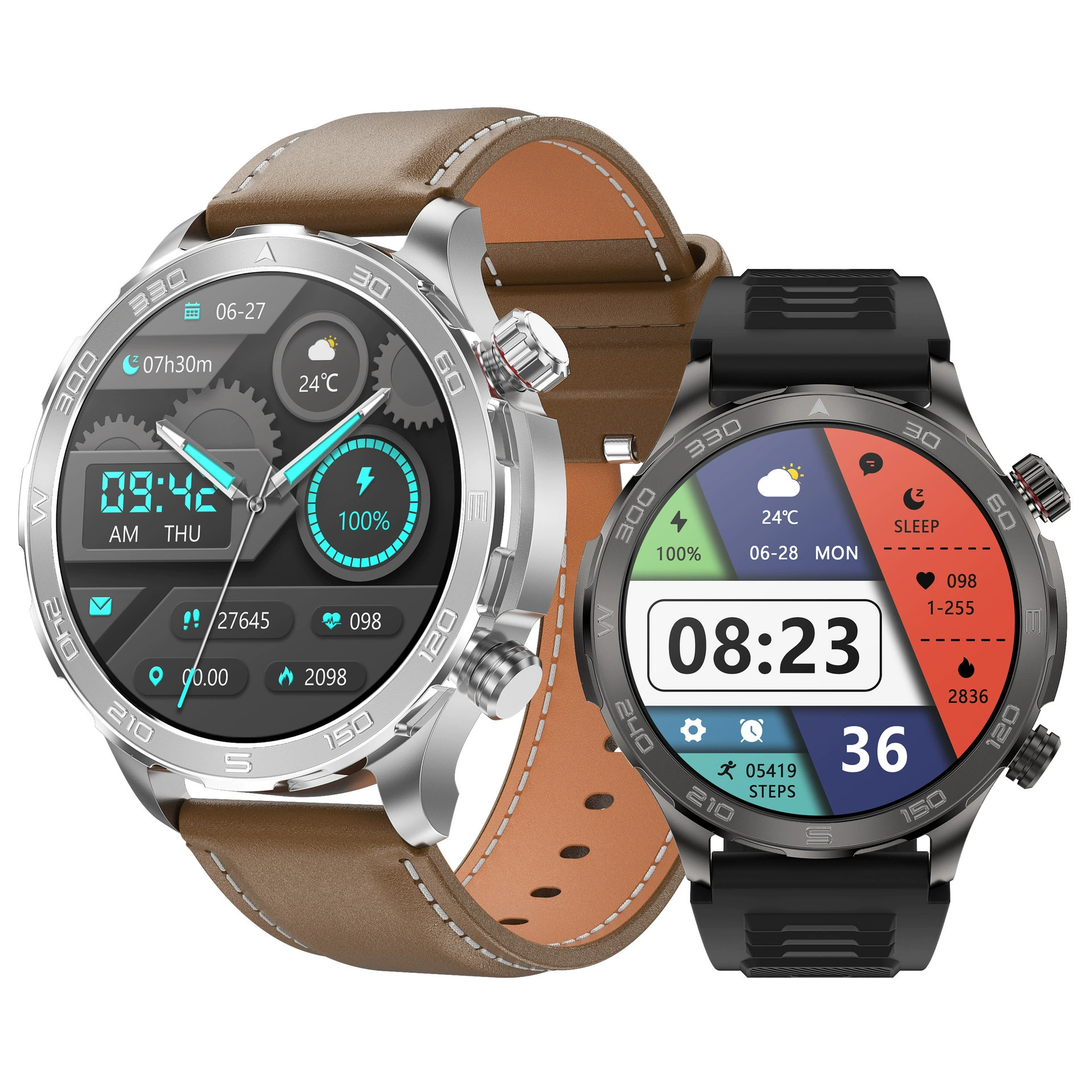 [Умные часы DK67 с Bluetooth-звонками 1.53" полноэкранный сенсорный дисплей GPS трекинг + IP67 водозащита]