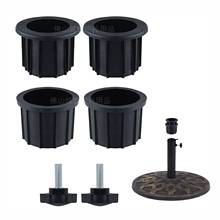 室外太阳伞底座配件塑料件户外伞底座支架孔塞零配件伞铁管孔塞