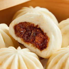 入口为鲜蜜汁叉烧包广式速冻包子早餐午茶方便点心食品半成品480g