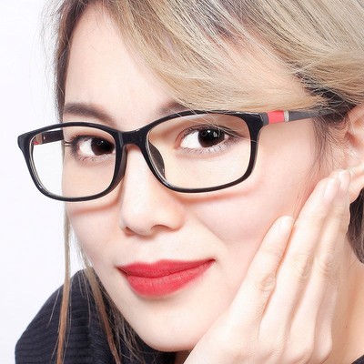 2025防紫外线电脑镜拼色平光护目镜防蓝光眼镜成品近视眼镜批发|ms