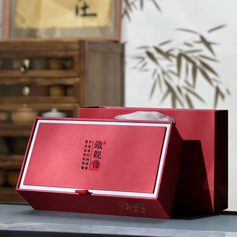 Anxi Tieguanyin Tea Gift Box for Gifting, High-End New Tea with Strong Aroma, New Year Goods, New Year Gift Box, Souvenir Gift Anxi Tieguanyin Tea Gift Box for Gifting, High-End New Tea with Strong Aroma, New Year Goods, New Year Gift Box, Souvenir Gift