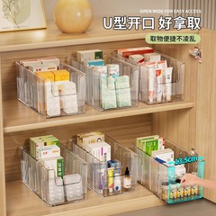 透明な分割薬収納ボックス、薬収納キャビネット、大容量の薬箱キャビネット、薬箱収納ラック、取り外し可能
