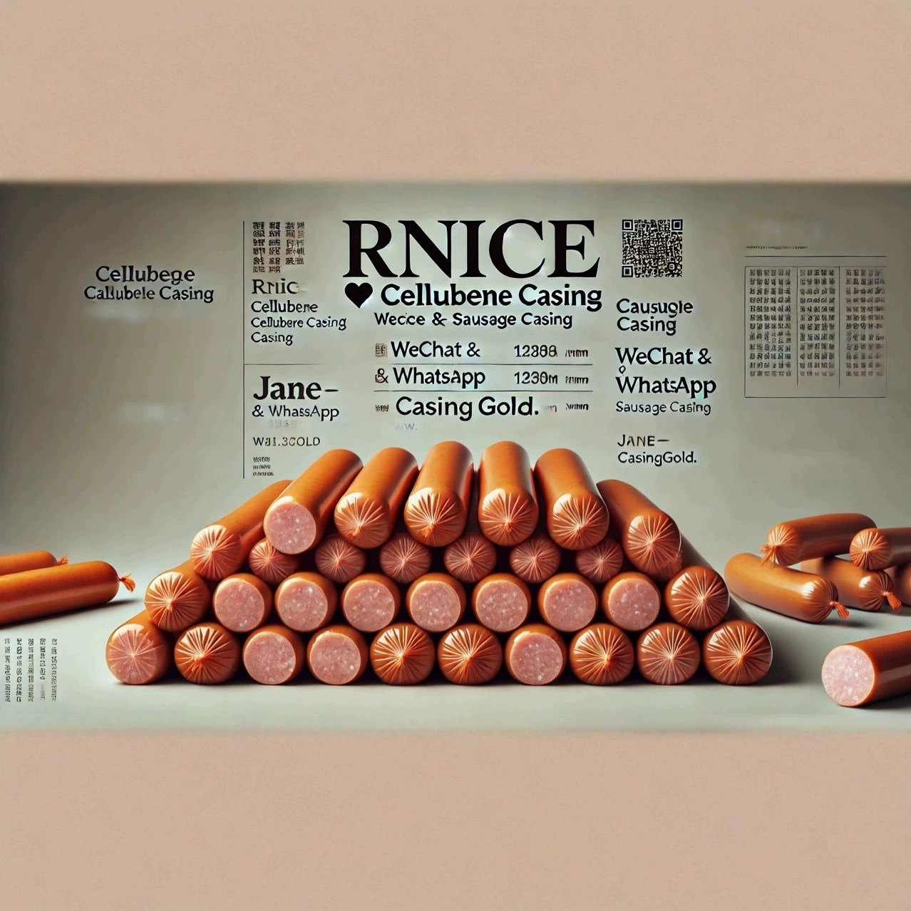 Rnice колбасная оболочка Франкфуртская колбаса G42 черная немецкая колбаса Американская колбаса на гриле запеченная колбаса горячая