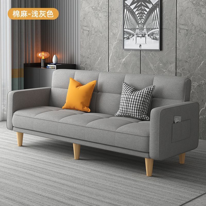 Light gray breathable abrasion resistant cotton and linen fabric