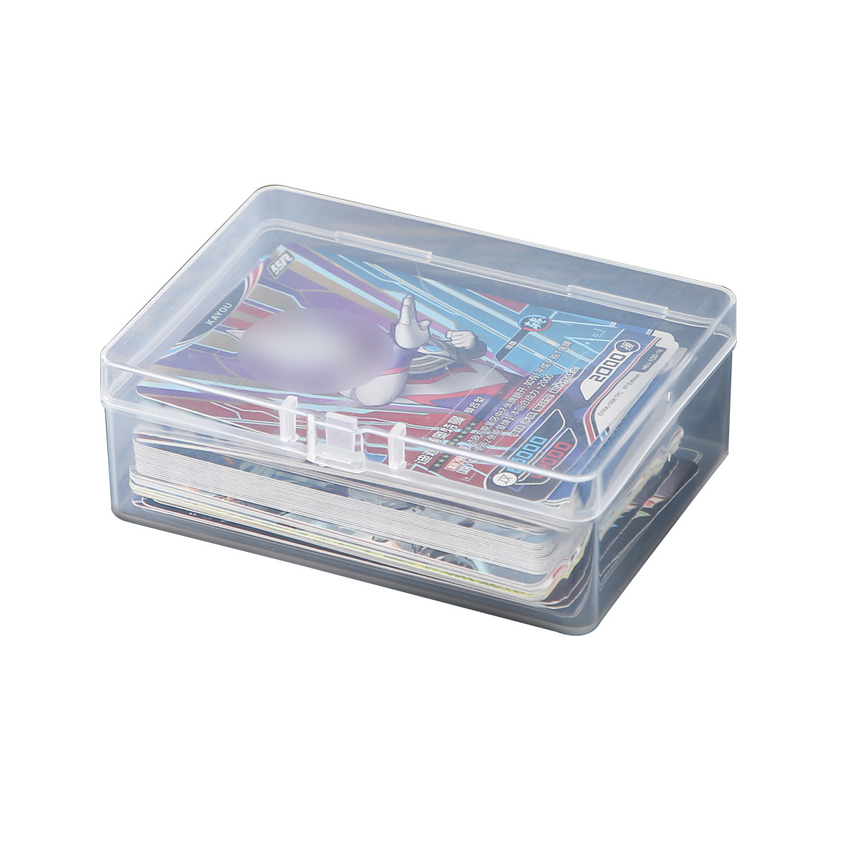 Caja de almacenamiento de tarjetas de dibujos animados caja de protección transparente caja de Tarjeta de tarjeta Ott caja de organización Polaroid en stock al por mayor