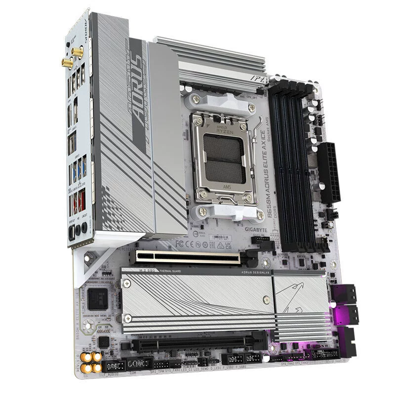 Gigabyte B650M AORUS ELITE AX Ice Carving материнская плата DDR5 для AM5 7600X/7800X3D