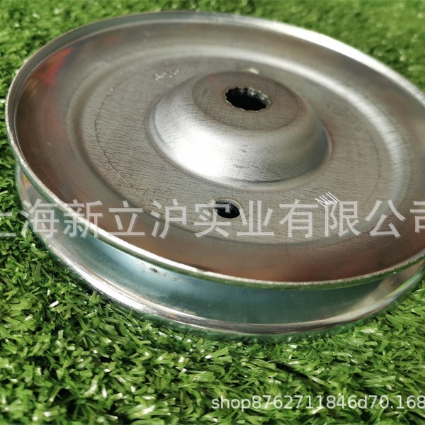 适配富世华husqvarna胡斯华纳TC342草坪车刀盘皮带轮刀轴皮带盘