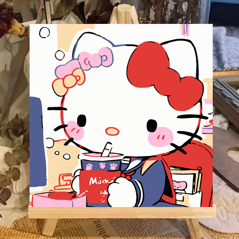 R123 / 20*20cm paint+brush+backing board