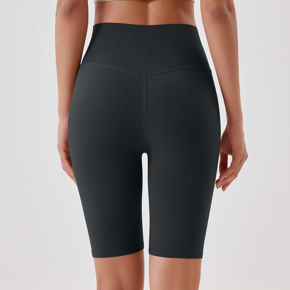 Hamidou-pantalones cortos de Yoga para mujer, mallas deportivas transpirables, de cintura alta, para entrenamiento y gimnasio - details 73