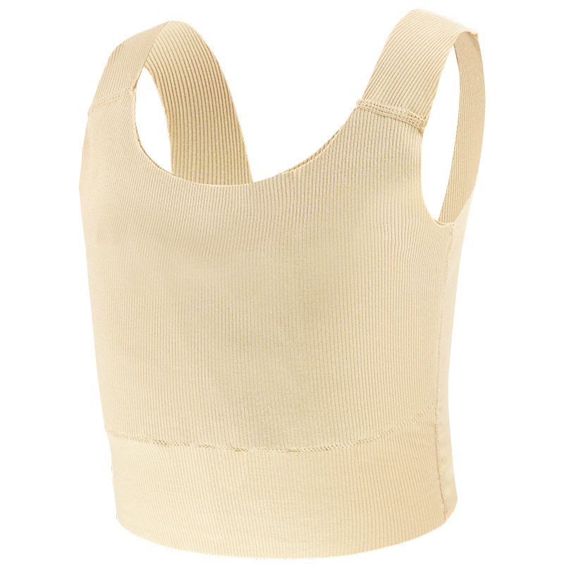 8-12 años de edad, período de desarrollo de la ropa interior de la Niña estudiante de la escuela primaria modal chaleco sin costuras etapa delgada anti-Bump
