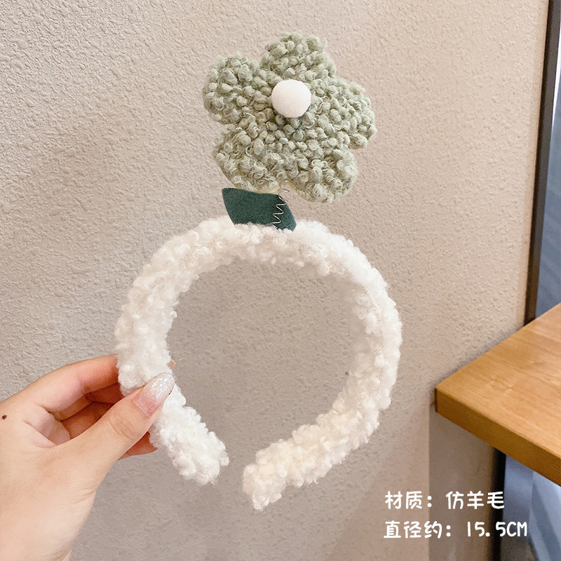 洗脸毛绒发箍女可爱新款卡通头饰洗脸敷面膜束发带防滑头箍卡发饰|undefined