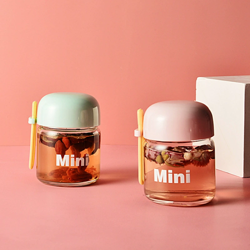 MINI Гнездо птицы чашка устойчивая к высоким температурам пористость и силиконовая прокладка могут стекло пищевые добавки закуска разделенная банка бутылка — сделанный йогуртовая чашка можно упоминать