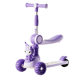 Children's scooter foldable three-in-one with seat 1-3-6 years old children's bicycle scooter cross-border