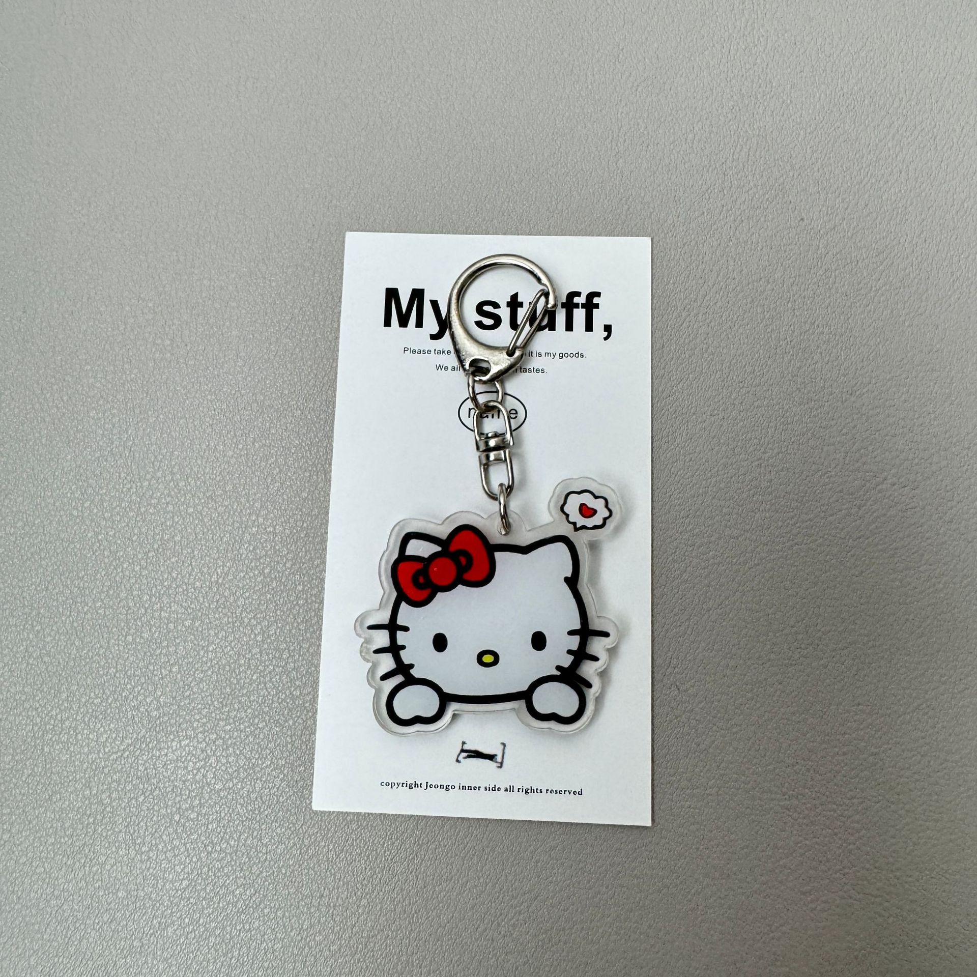 Red hello kitty charm