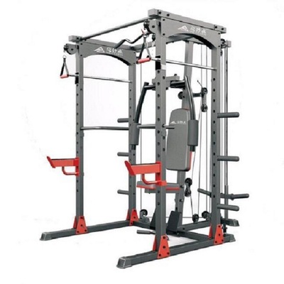 深蹲臥推架多功能自由綜合訓練器家用健身器材舉重龍門架廠家直發