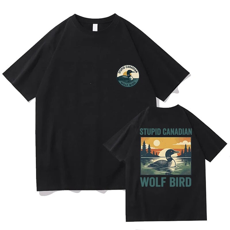 Intense Competition Tv T-Shirt Pure Fashion Casual T-Shirt Stupid Canadian Wolf Bird T-Shirt Streetwear Cotton Intense Competition Tv T-Shirt Pure Fashion Casual T-Shirt Stupid Canadian Wolf Bird T-Shirt Streetwear Cotton