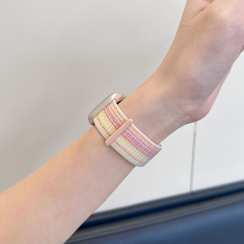 iwatch ナイロンループマジックストラップ S10 Apple S9 ウォッチ SE スポーツ 8/7/6/5 リストバンド男性と女性に適しています。|undefined