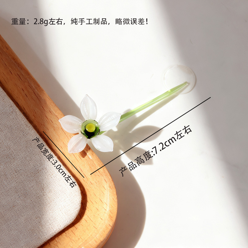 Zibo vidrio artesanía ornamentos maceta de vidrio verde flores regalos de diciembre decoración de oficina image 30