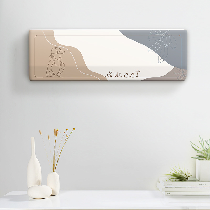 Cubierta del acondicionador de aire colgando cubierta de polvo universal 2022 Nuevo Hogar cubierta colgante cubierta de alta cubierta elástica cubierta de tela al por mayor