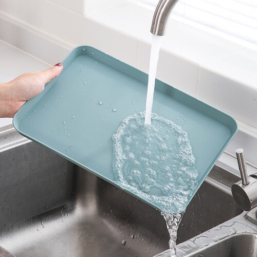Household fruit tray Kitchen Nordic color fruit tray Customer tea cup tray Spring Festival fruit candy plate