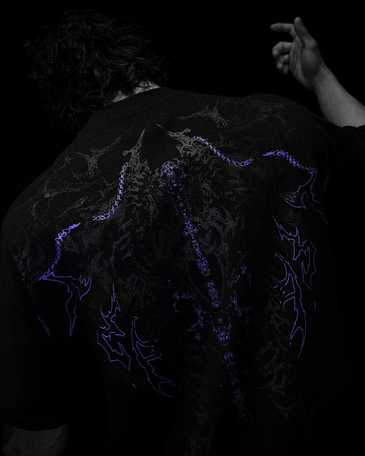Breathedivinity's New Dark Gothic Dragon Style Loose-fit Plus-size Pure Cotton Men's Short-sleeve T-shirt 008_viptrois.com
