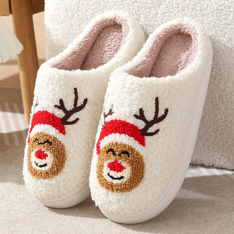 (Cross-border trading), winter rainbow keep warm slippers