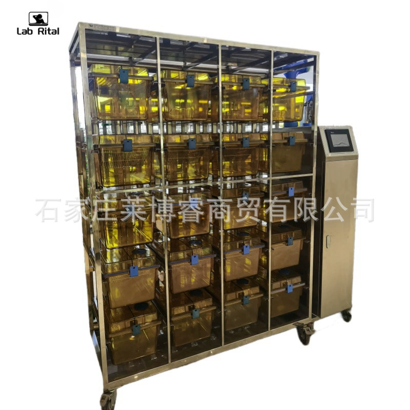 Экспериментальная система вентиляции независимой от мыши клетки IVC, встроенная внешняя бутылка, высокая температура и высокое давление.