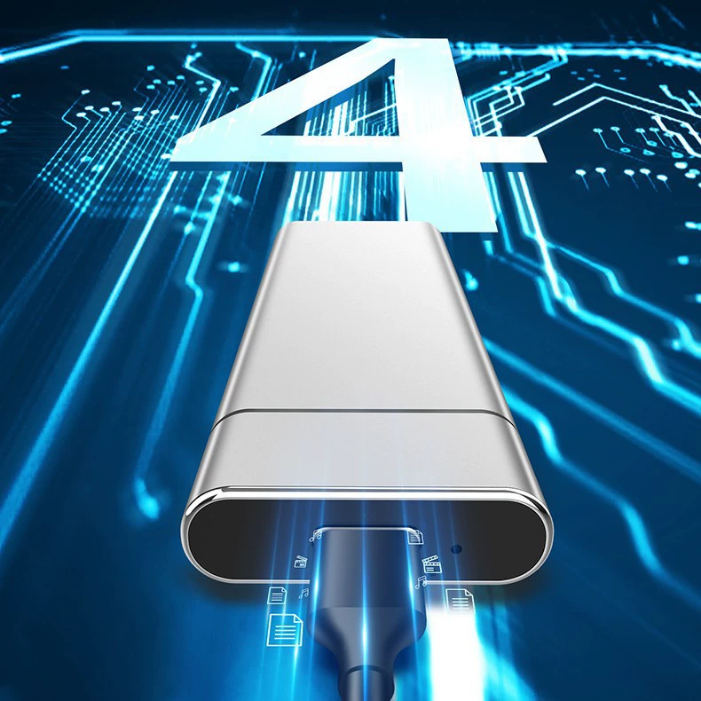 SSD для экспорта/торговли: расширение и апгрейд ёмкости 128TB–500GB, мобильный твердотельный накопитель USB3.1 портативный