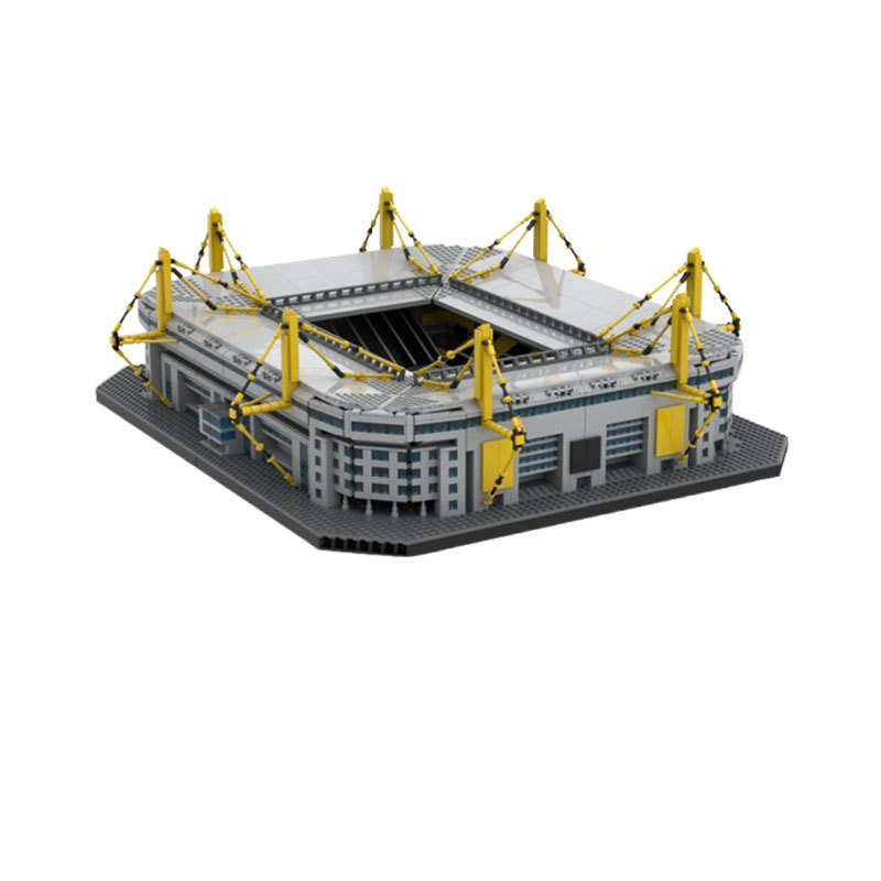 Creative Building Block Stadium Model Small Particle Assembly_voghion.com