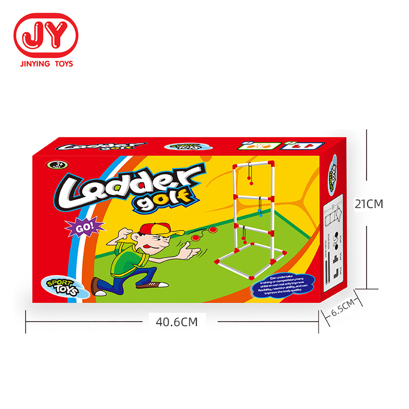 Amazon Supply escalera de golf de juguete para niños estante de escalera Bola de colisión estante parabólico Juego de Pelota de lanzamiento
