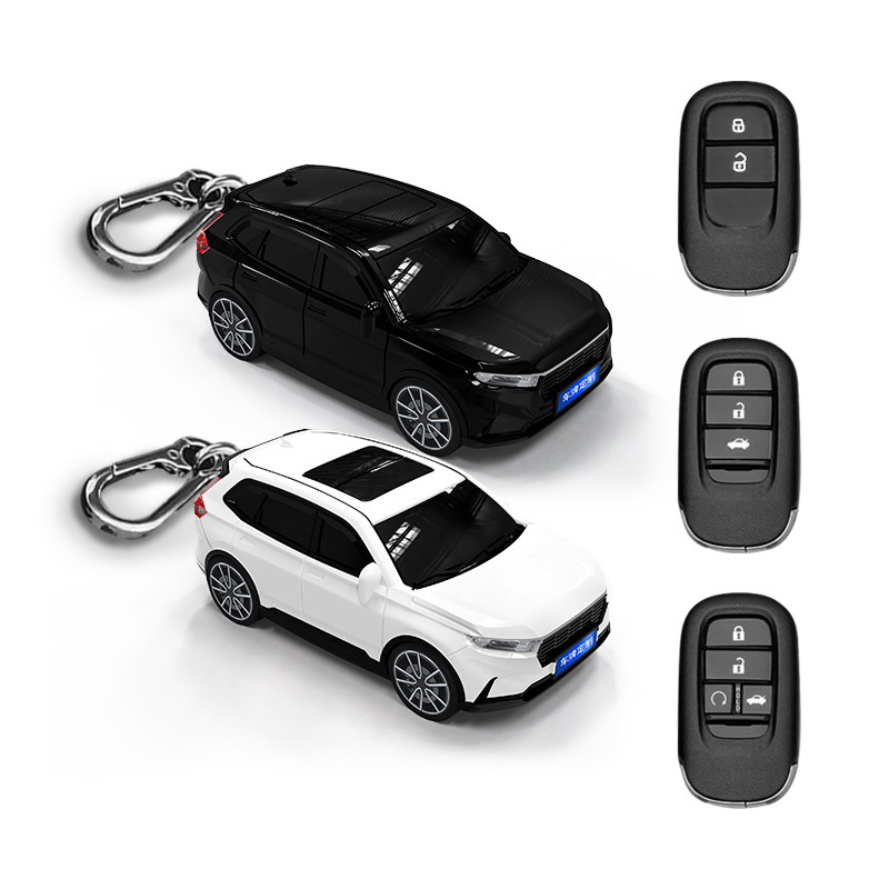 Suitable for Honda 23 CRV key set Zhiling Bird car model key protective case with light creative gift